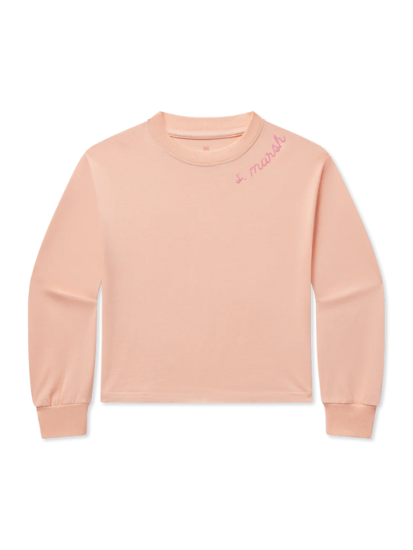 Indio Valley Long Sleeve Shirt in Washed Peach by Southern Marsh