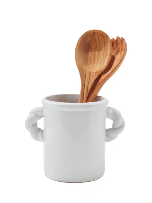 Twisted Handle Utensil Crock