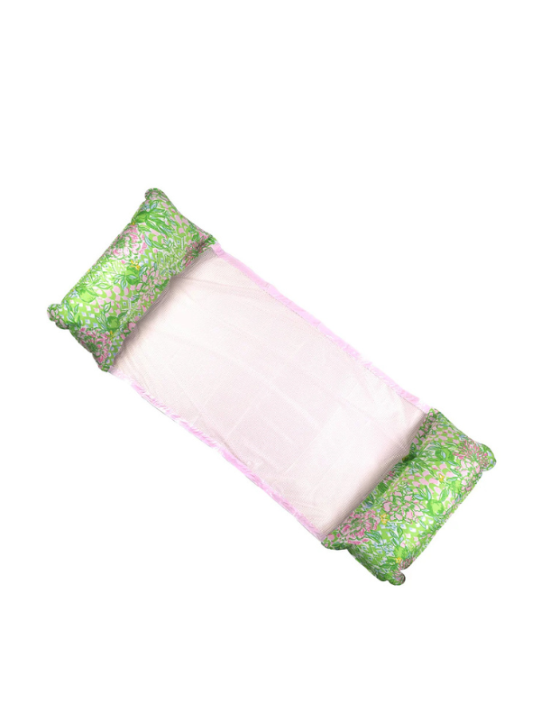 Lime Feeling Good Hammock Pool Float By Lilly Pulitzer