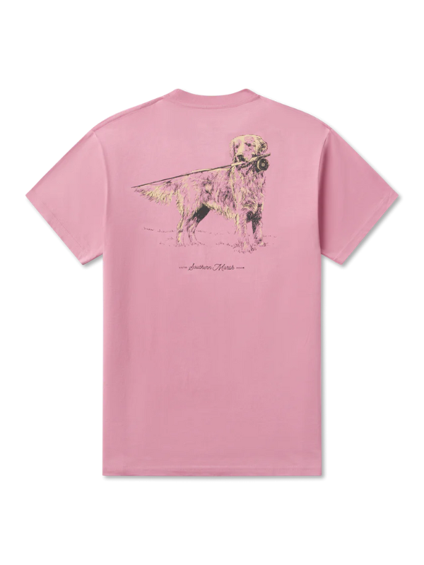 Golden Days Tee in Cherry Blossom By Southern Marsh
