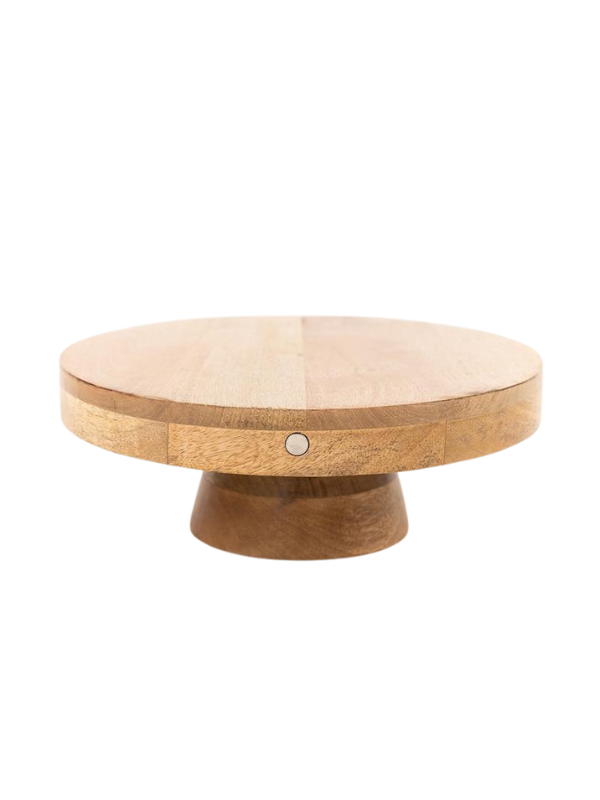 Magnetic Wood Cake Stand