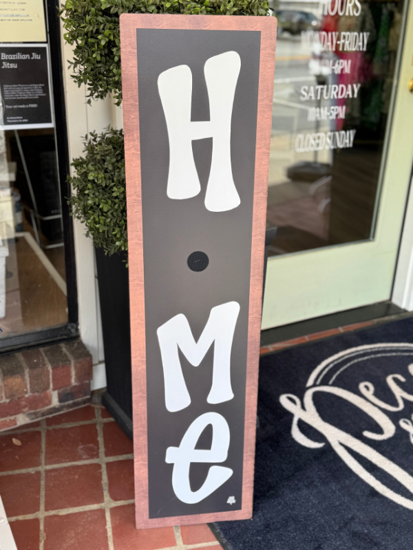 Black HOME porch leaner By DK Designs