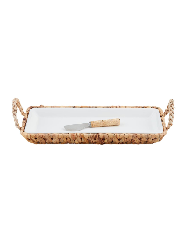 Woven Hostess Tray Set