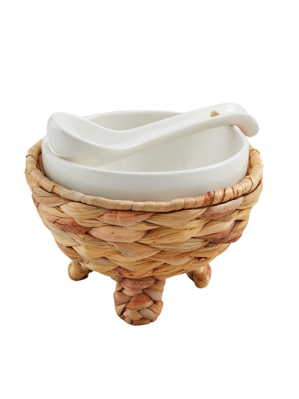 Woven Salsa Tidbit Set