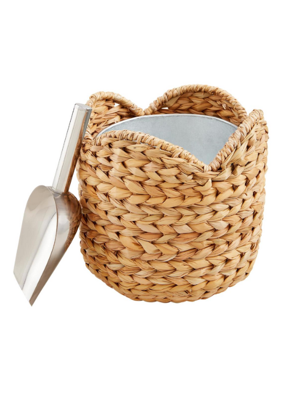 Woven Scallop Ice Bucket