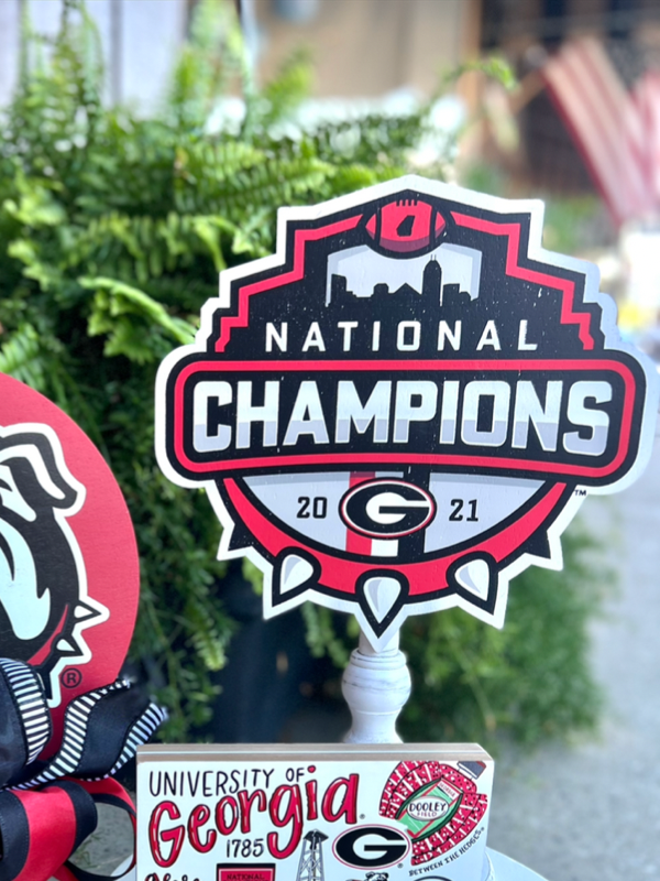 UGA National Championship Topper