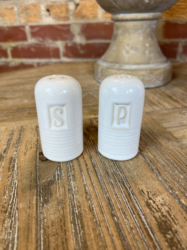 Stripe Salt and Pepper Shakers