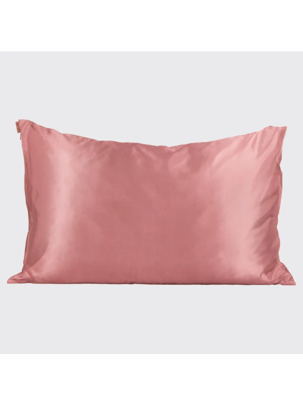 Terracotta Satin Pillow Case by Kitsch