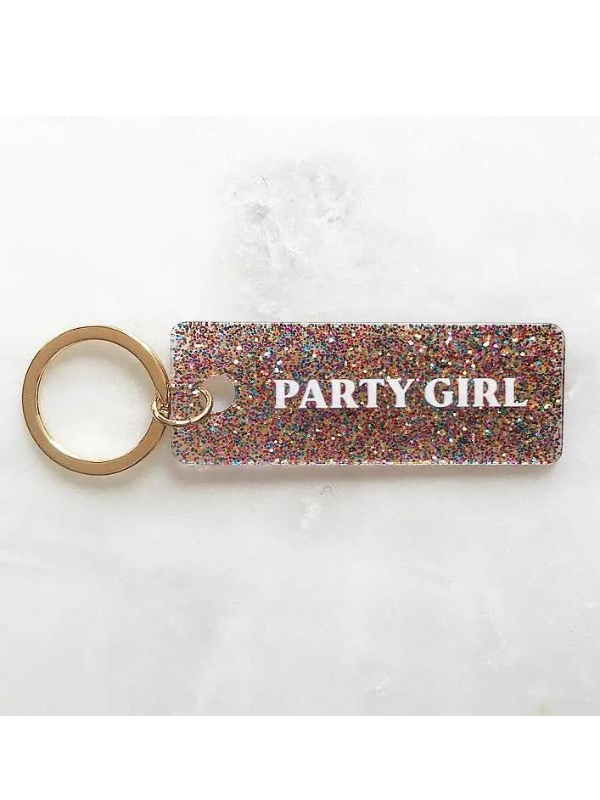 Party Girl Keychain