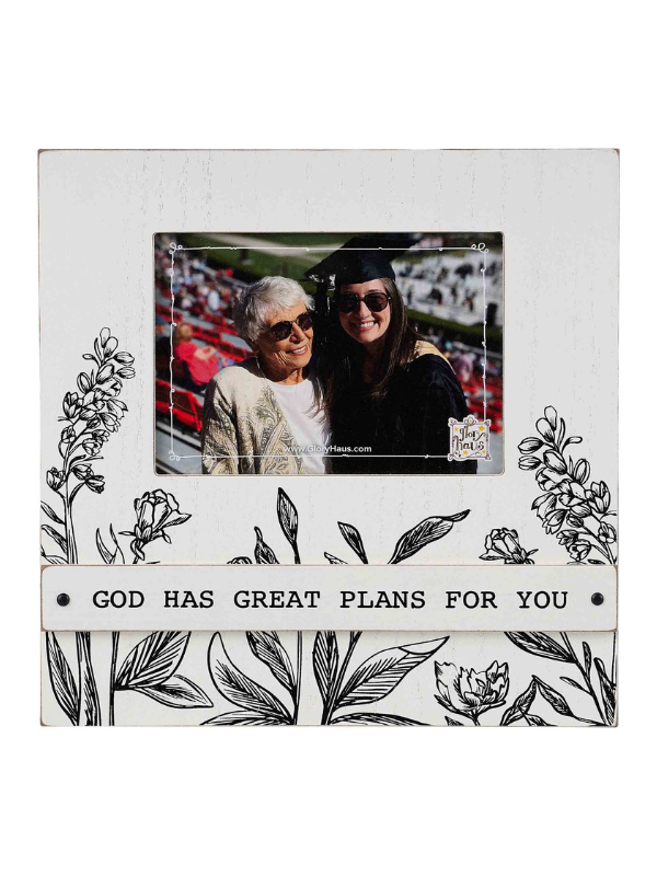 God Has Great Plans Frame