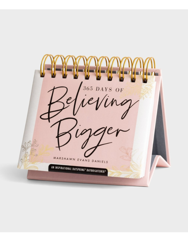 Marshawn Evans Daniels - 365 Days of Believing Bigger - Perpetual Calendar