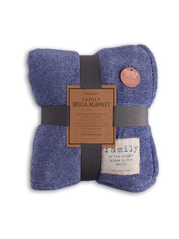 Together Time Family Mega Blanket in Blue