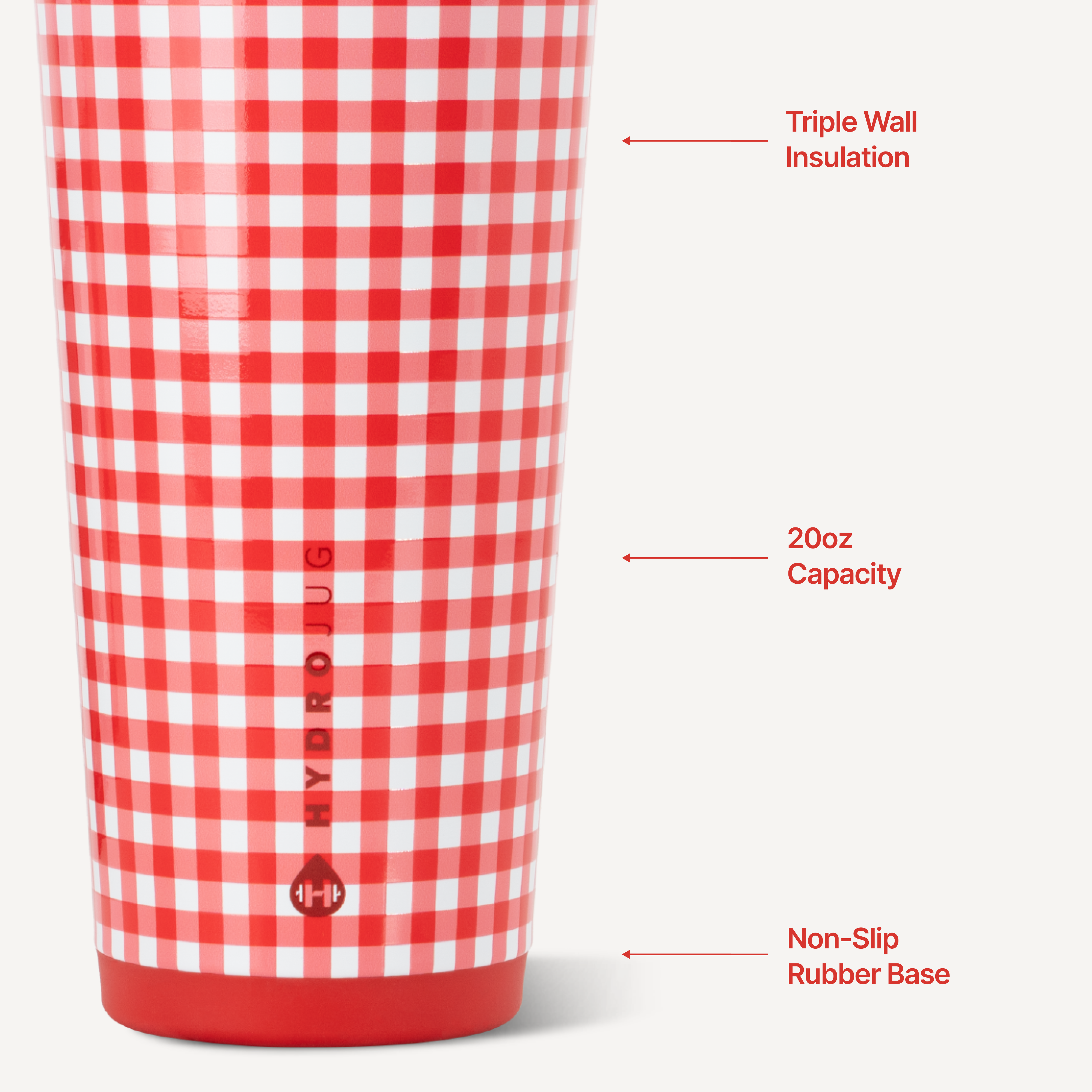 Summer Picnic 20oz Everyday Tumbler By Hydrojug