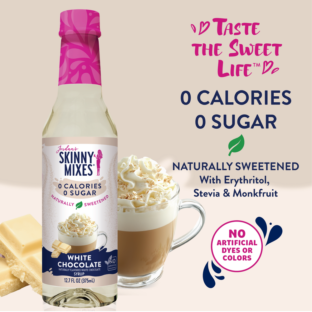 Naturally Sweetened White Chocolate Syrup