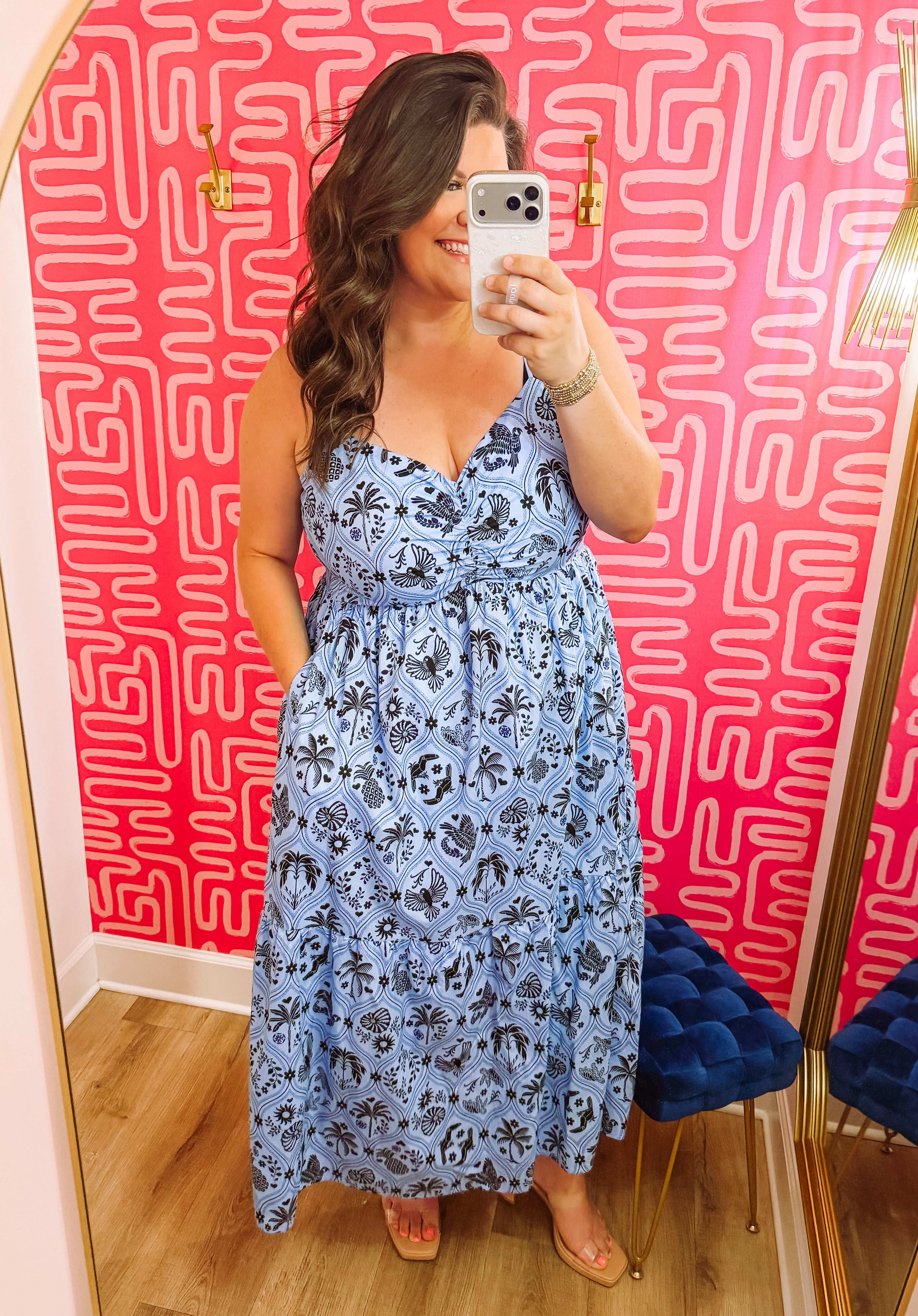 The Tamer Ruched Midi Dress