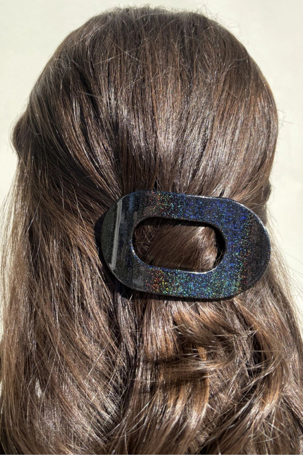 Midnight Magic Small Flat Round Clip