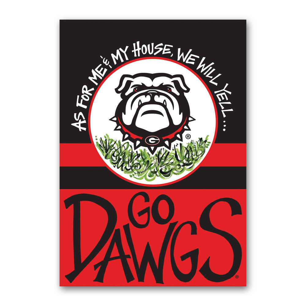 GA As For Me Garden Flag