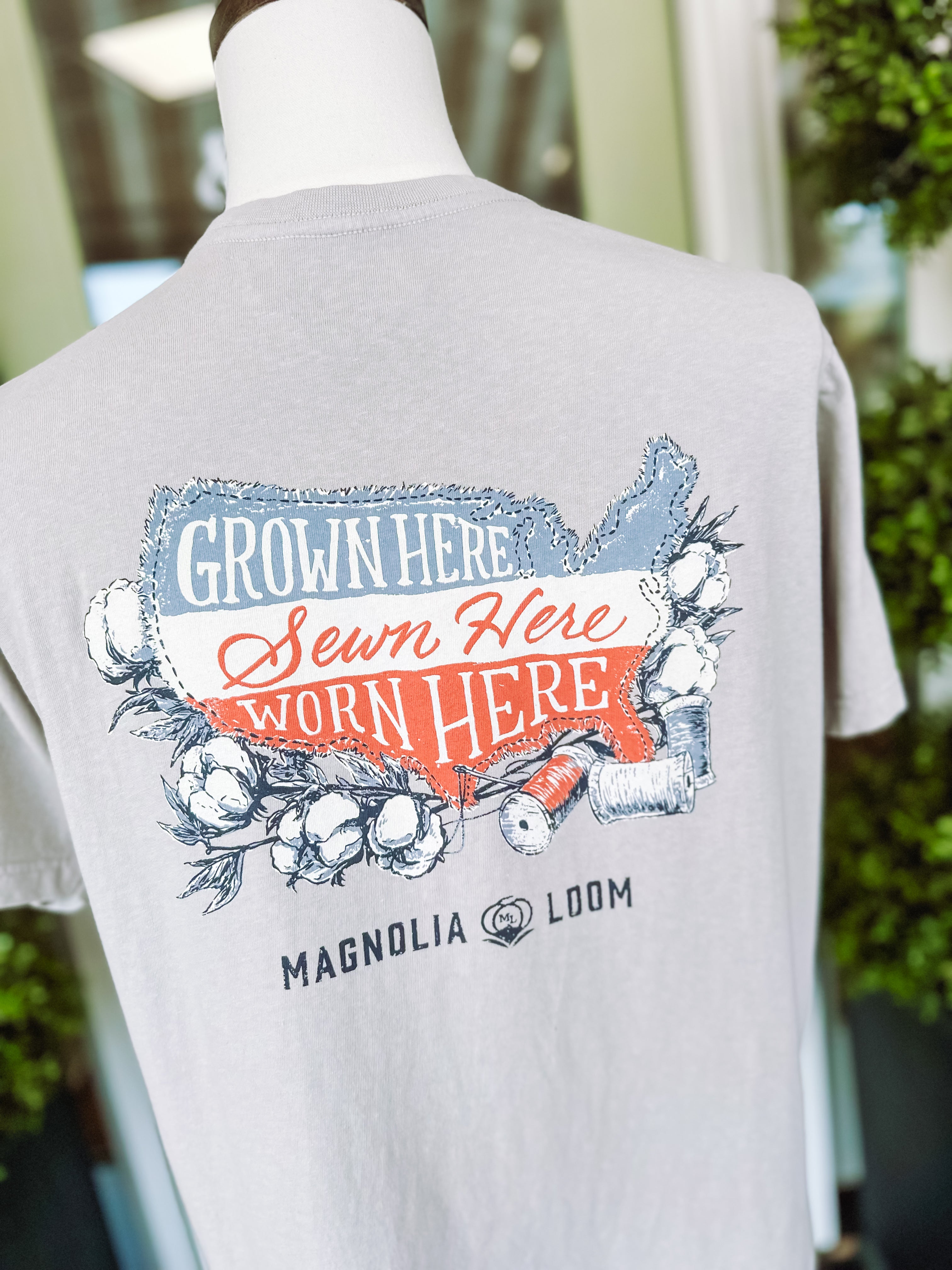 Grown Here, Sewn Here, Worn Here Tee by Magnolia Loom
