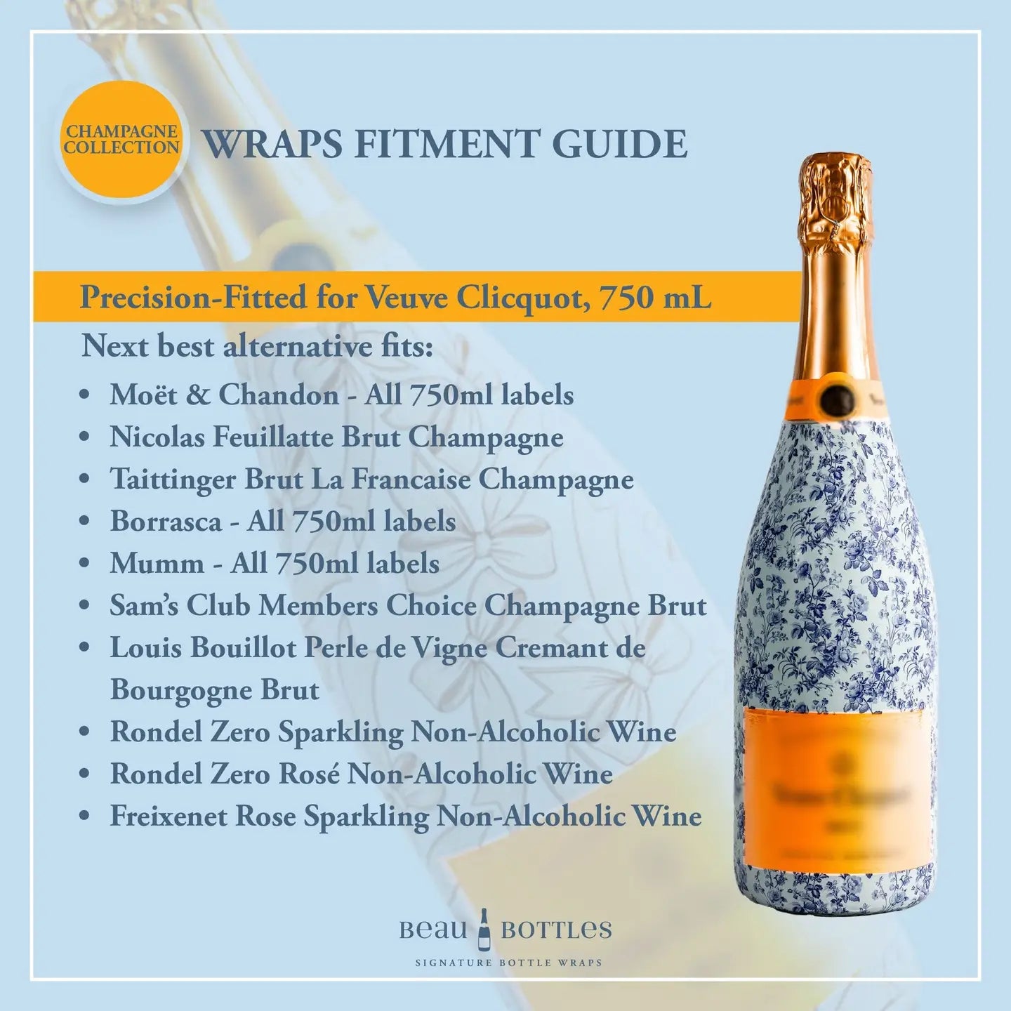 Beau Bottle Preppy Lemons- Champagne Collection