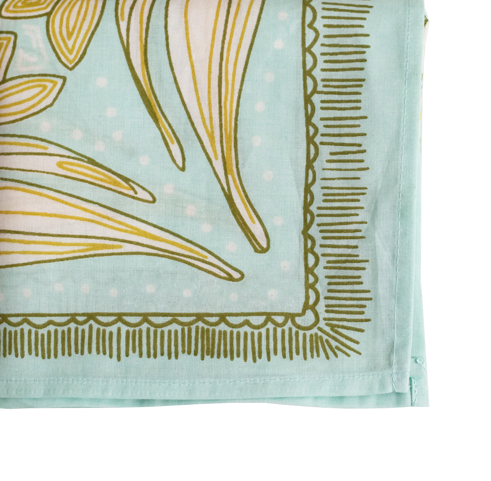 Eliza Blue and Yellow Bandana