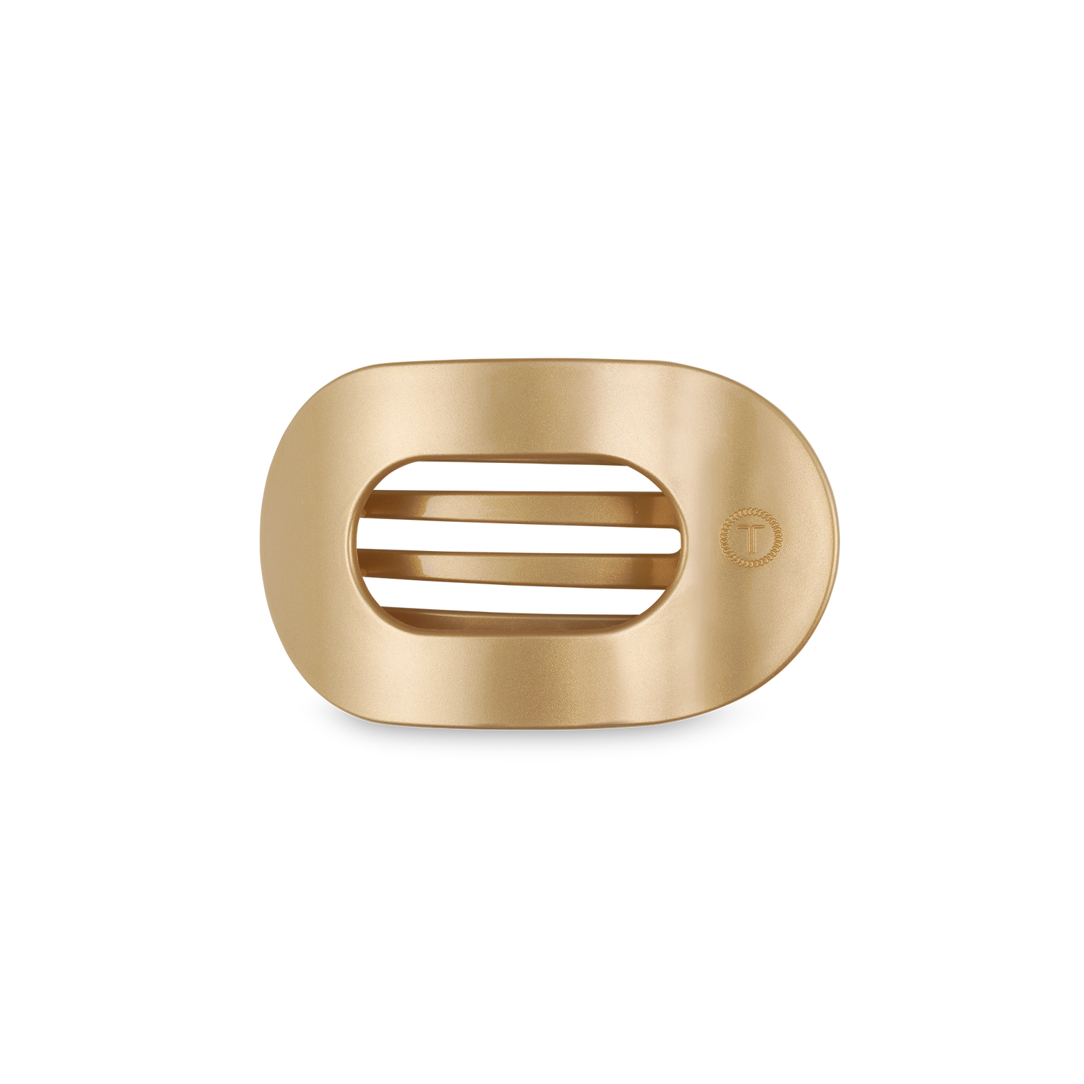 Champagne Toast Medium Flat Round Clip