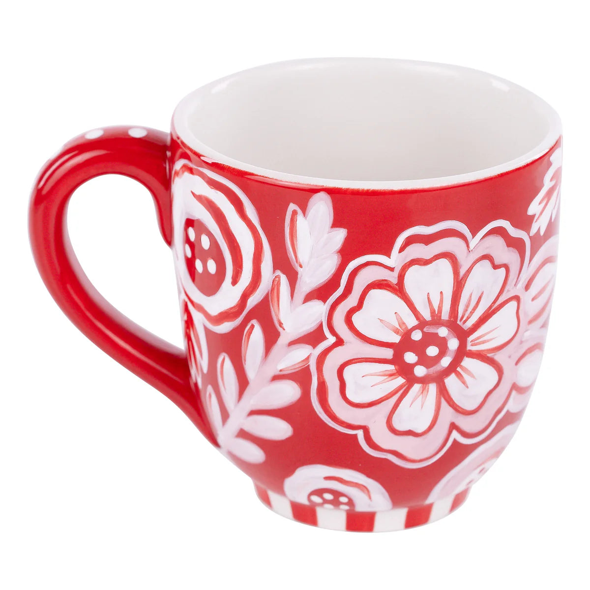 Red Flower Garden Mug