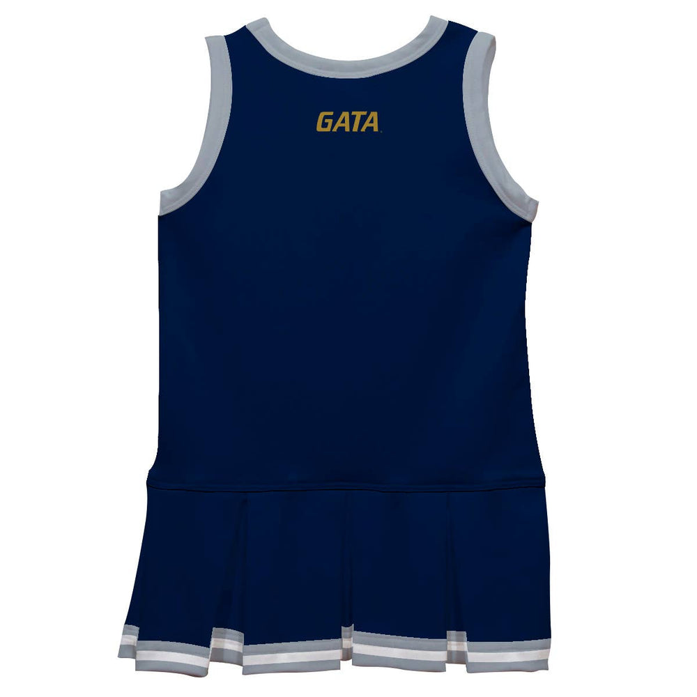 Georgia Southern Eagles Navy Sleeveless Cheerleader Dress