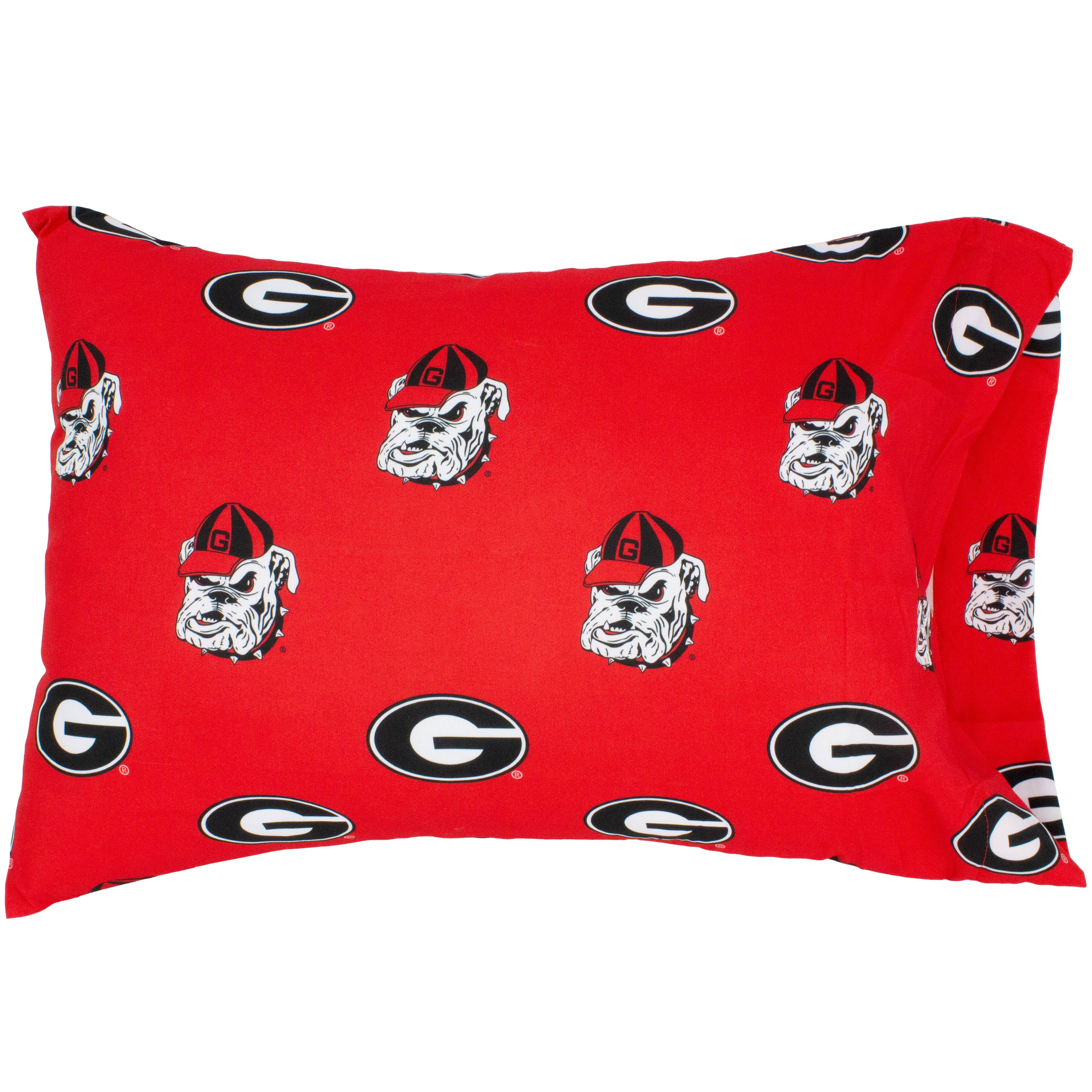Georgia Bulldogs Standard Pillowcase