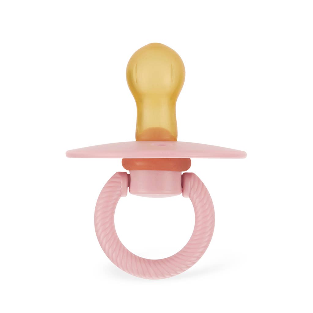 Itzy Soother™ Natural Rubber Paci Sets: Blossom + Rosewood 6-18M