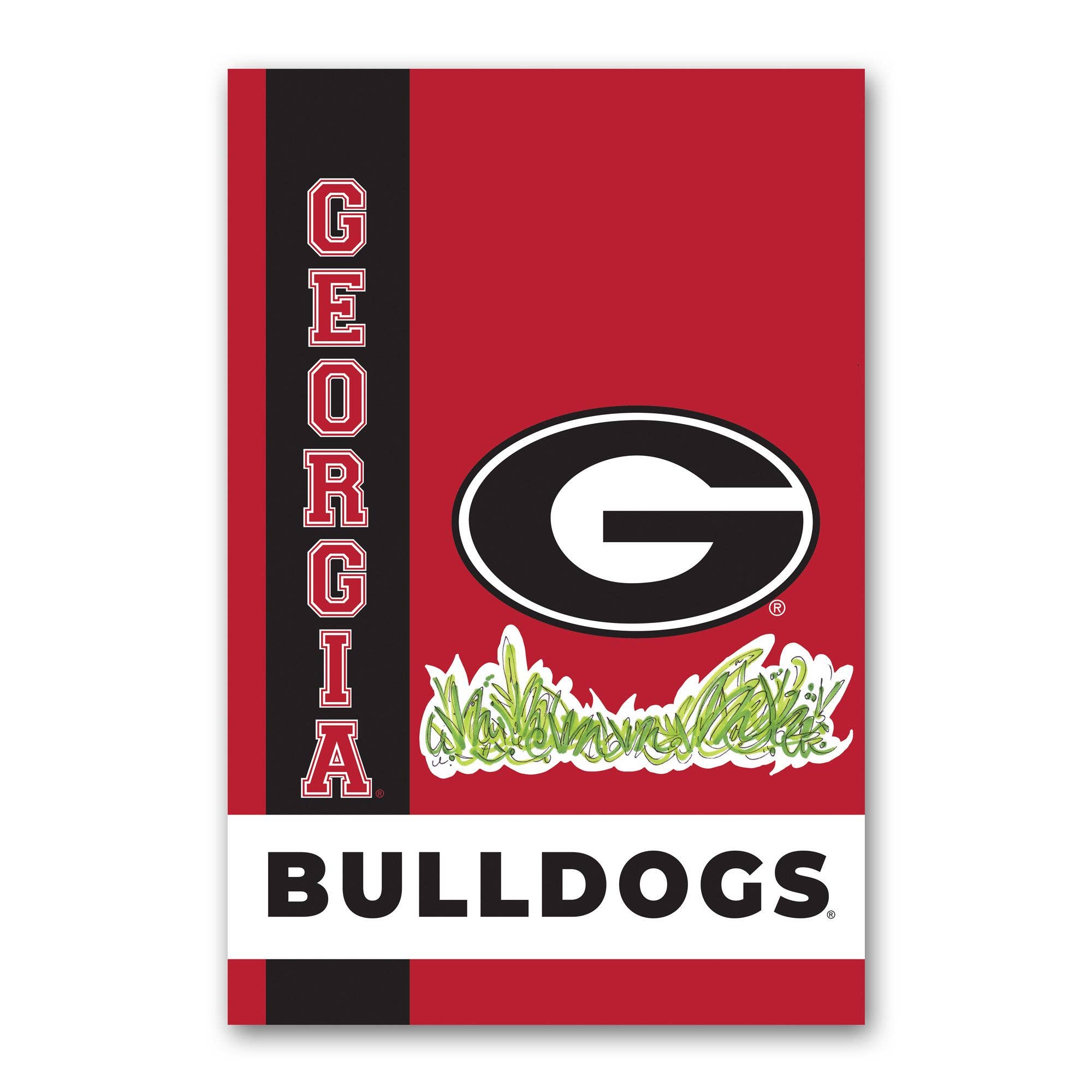 GA Univ Garden Flag