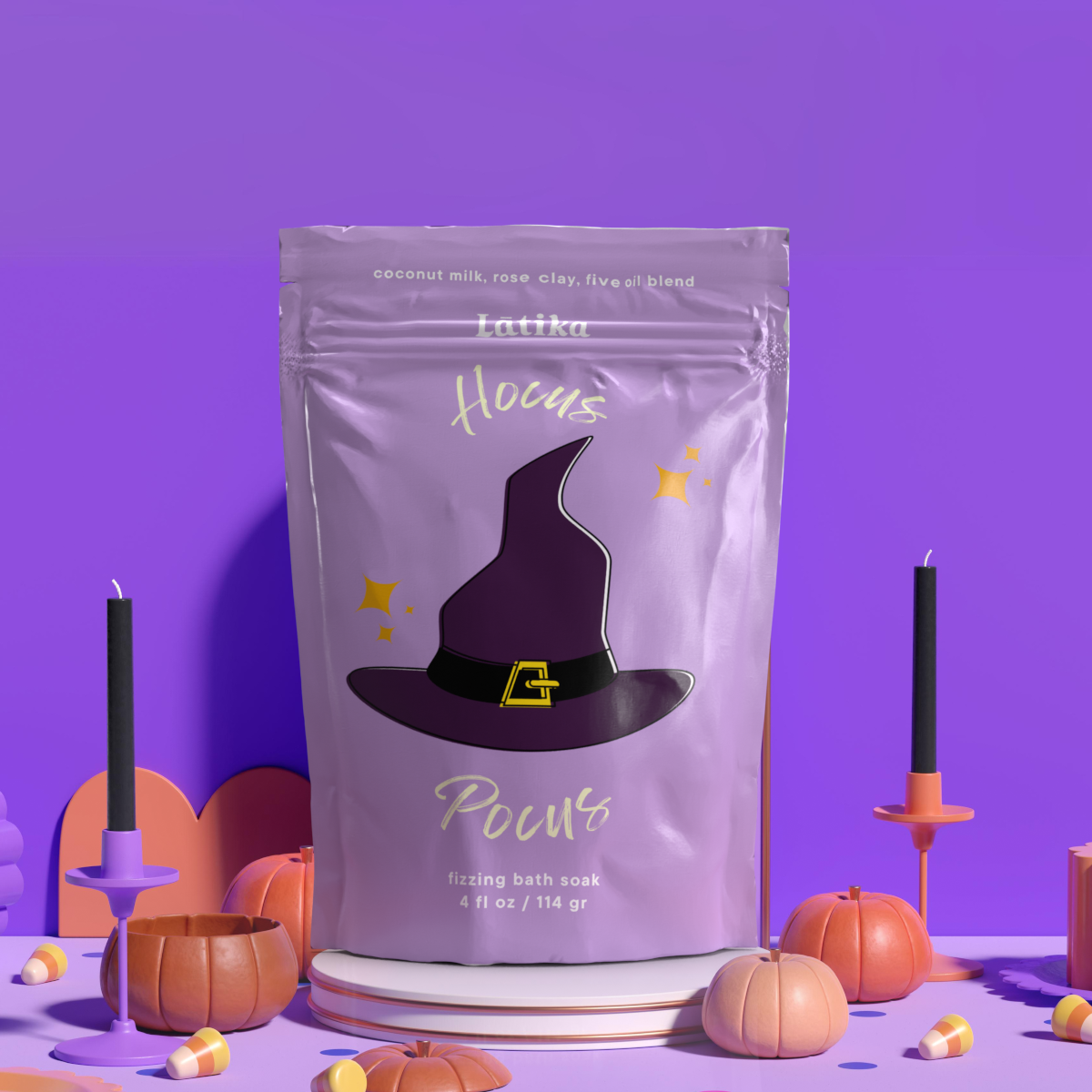 Hocus Pocus Fizzing Bath Soak in Lavender
