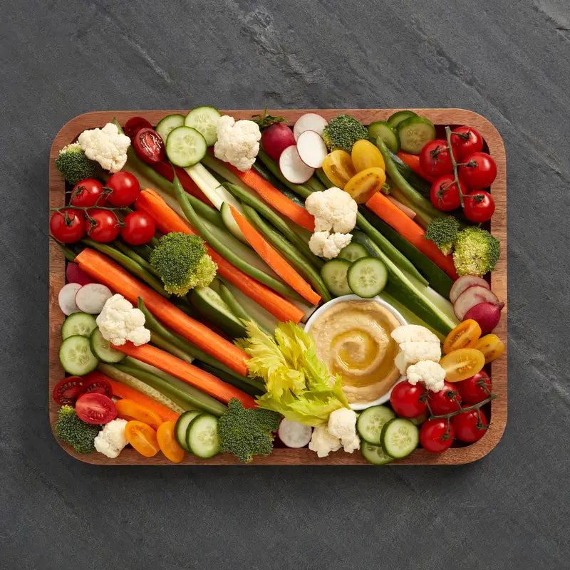 Make & Take Acacia Charcuterie Board With White Handles