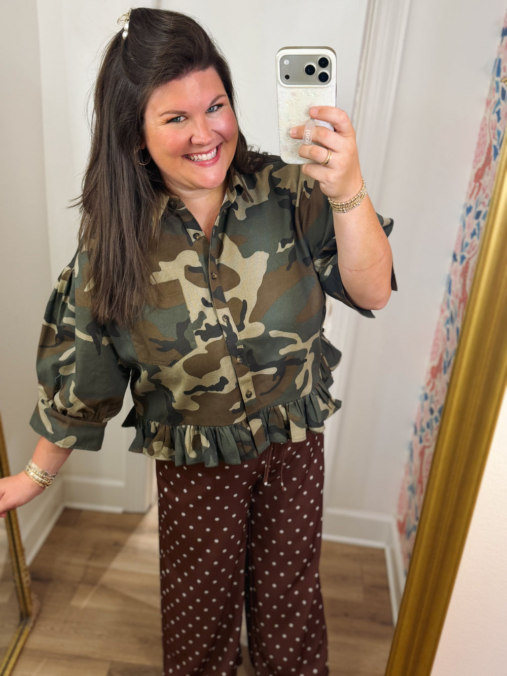 The Madison Ruffle Hem Top (S-XL)