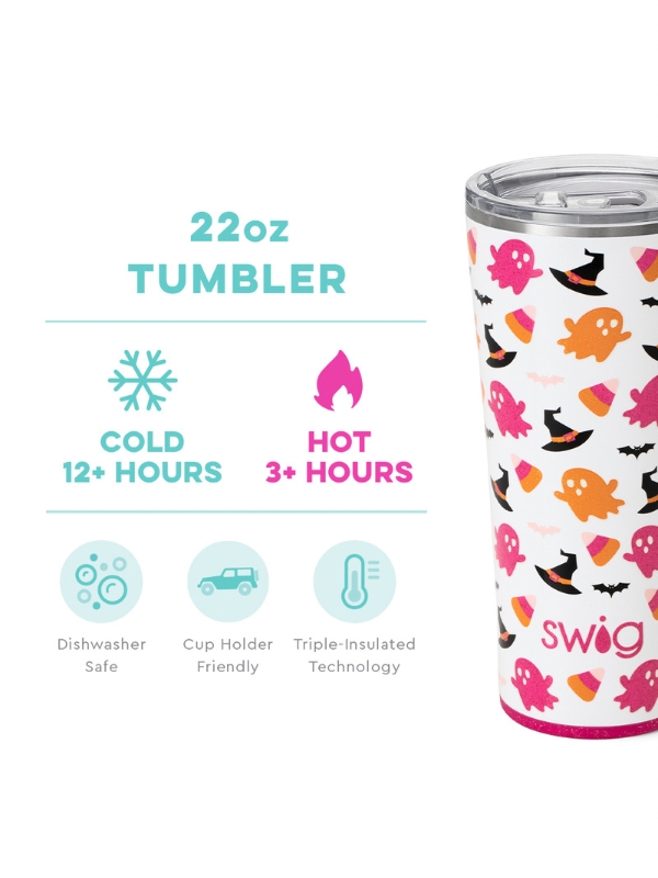 Hey Boo 22oz Tumbler by Swig Life