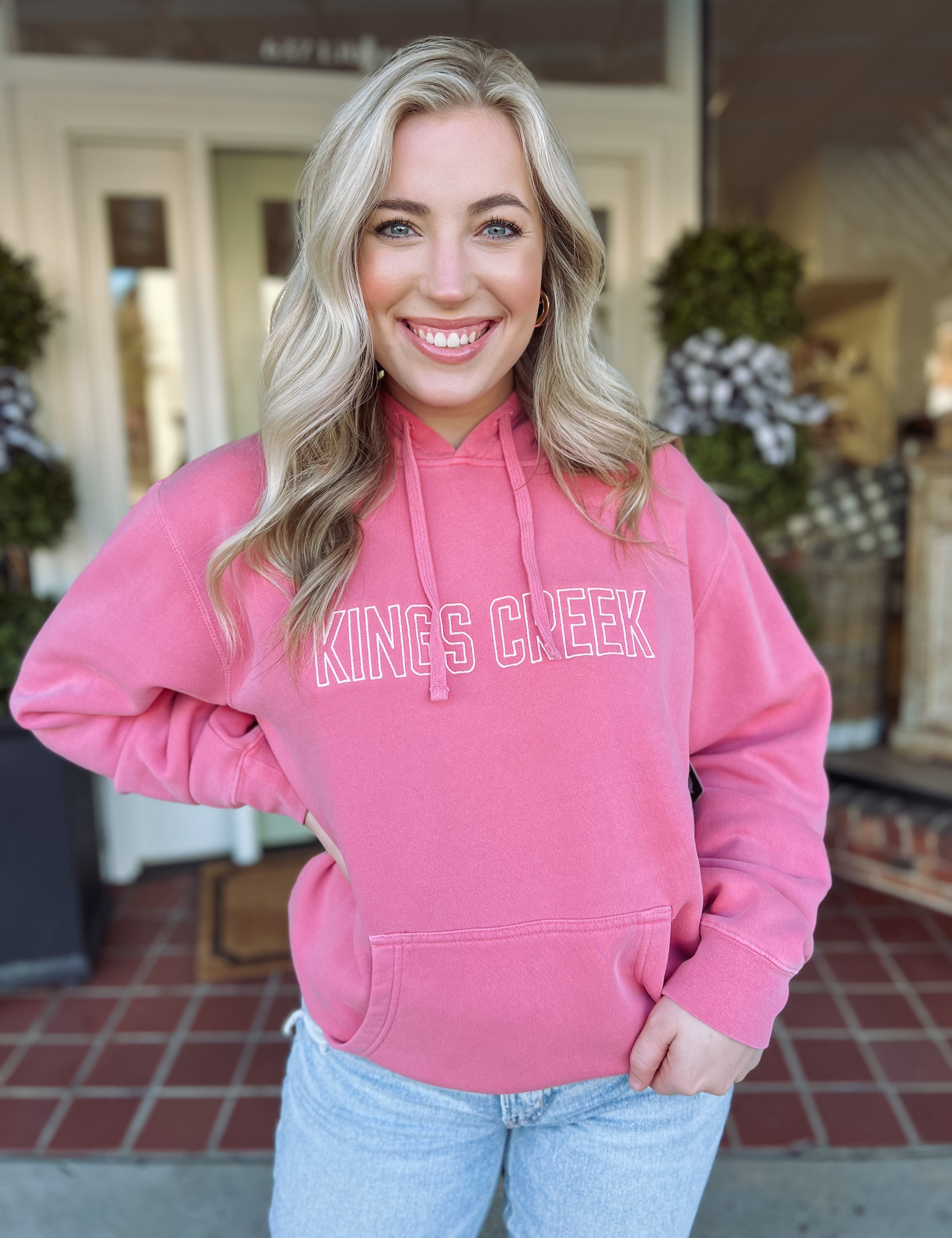 Hollywood Hoodie in Punch by Kings Creek Apparel