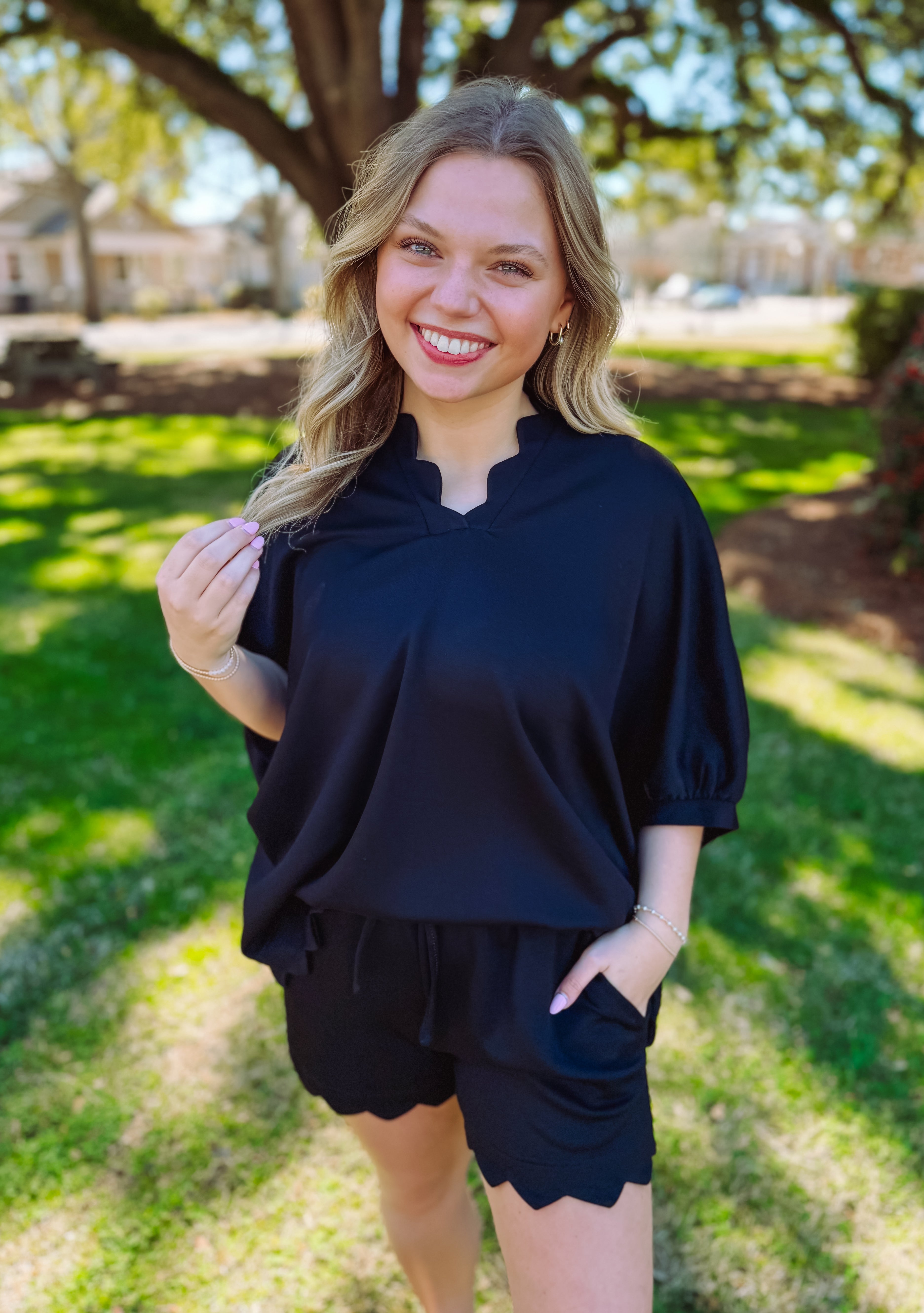 The Anna Scallop Shorts