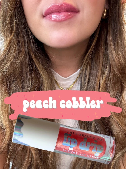 Lip Drip Luxury Gloss in Peach Cobbler