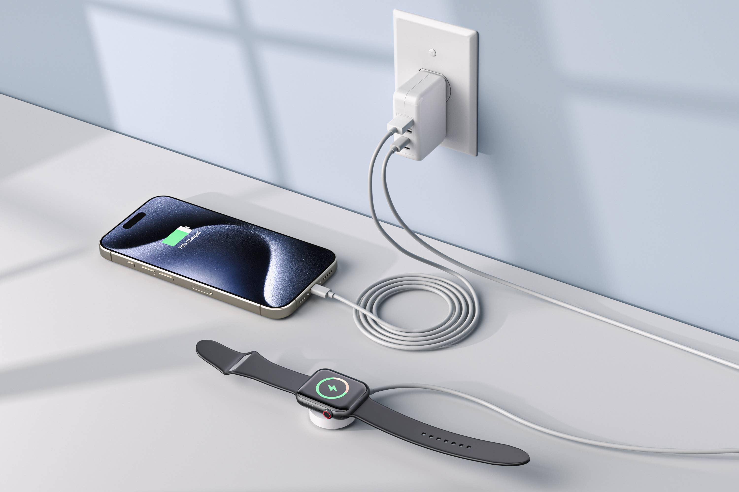 4-Port USB 20W Wall Charger