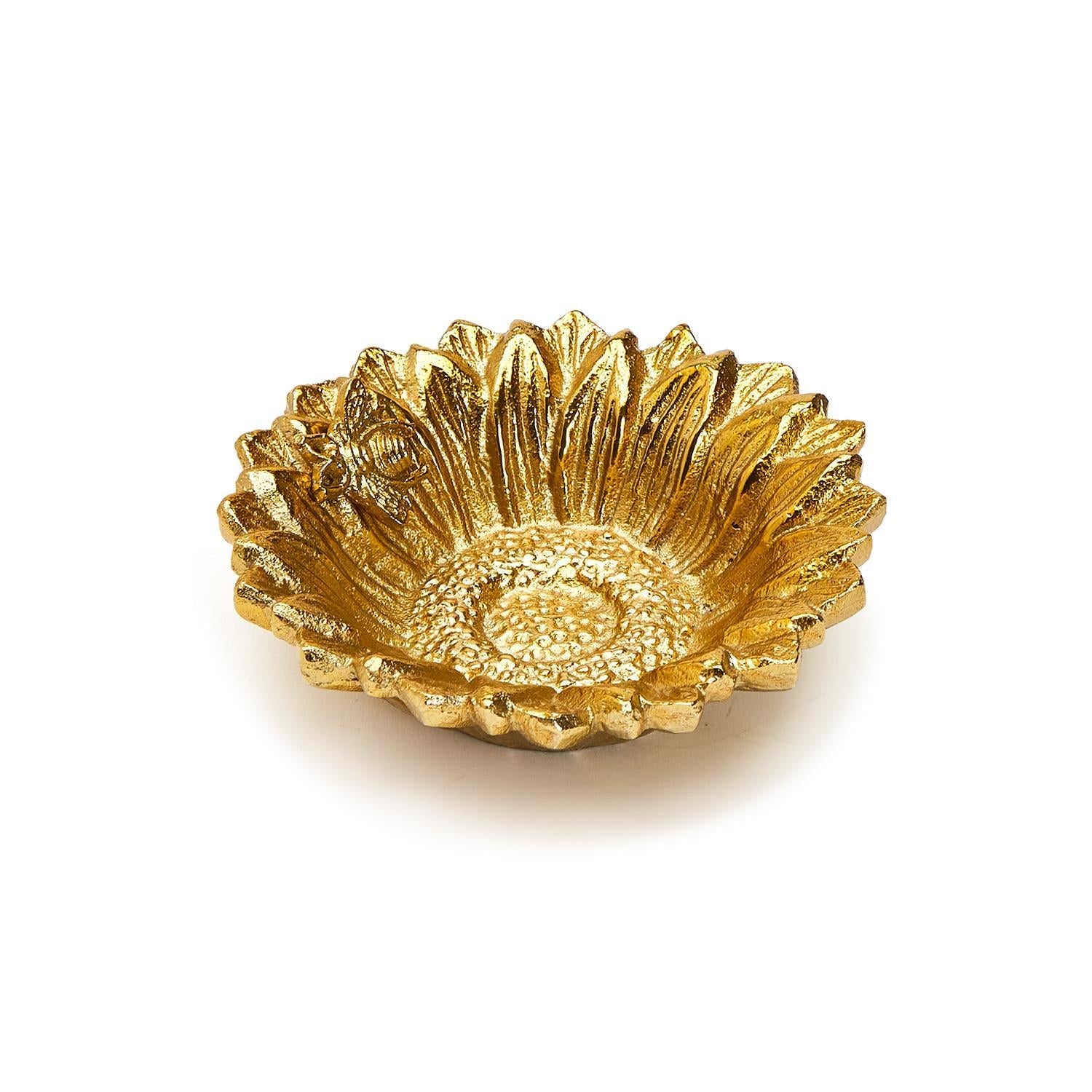 Golden Bee Trinket Dish