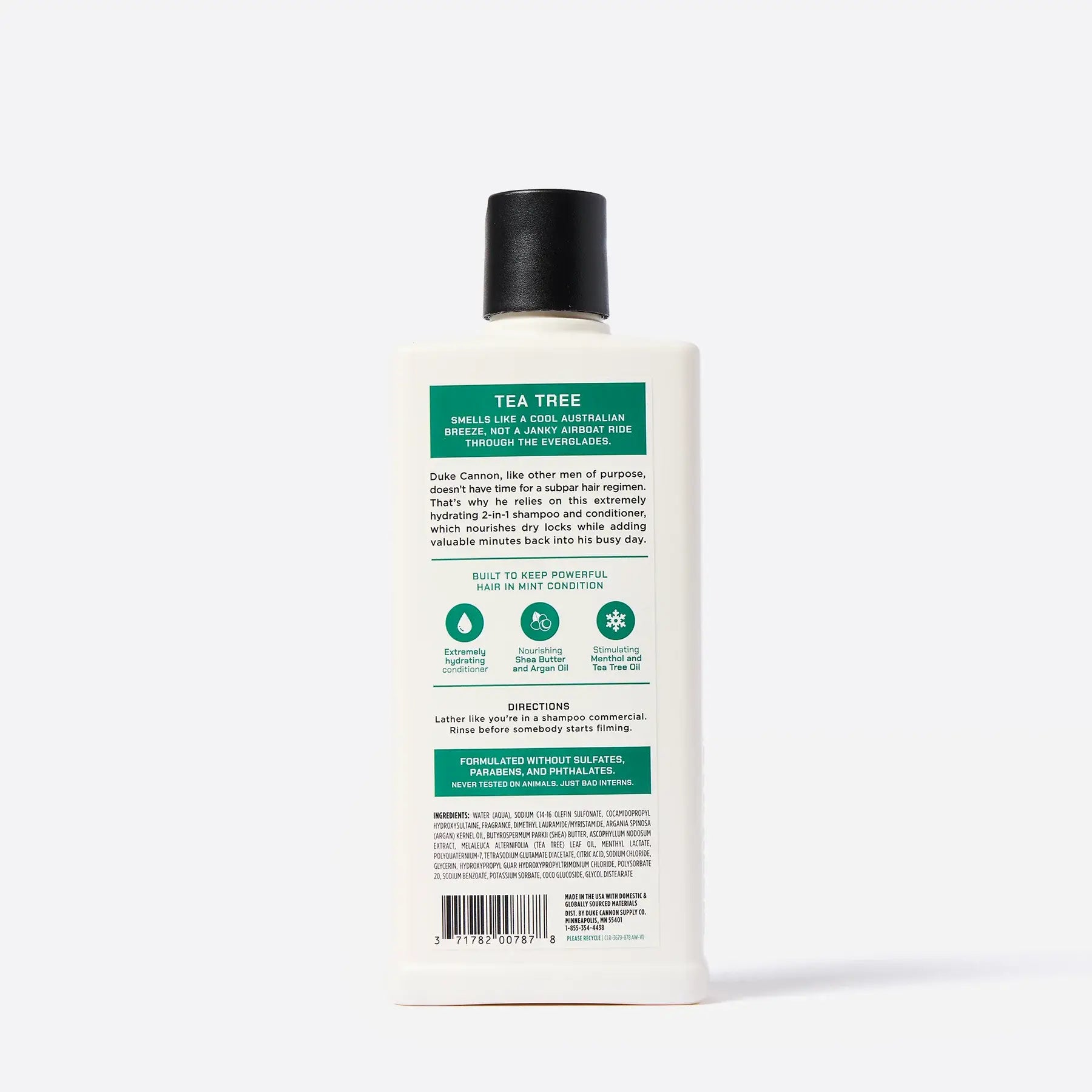 Duke Cannon Shampoo + Conditioner - Tea Tree