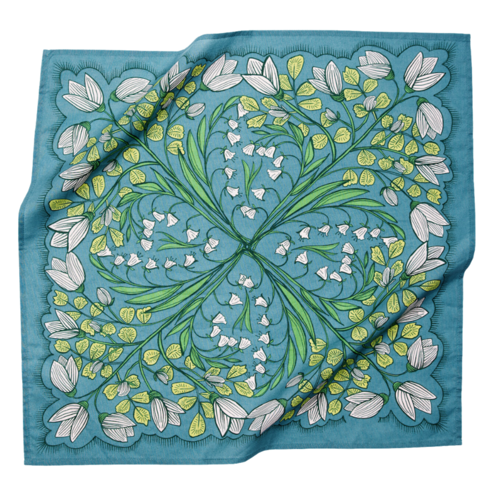 Cassie Teal and Green Bandana