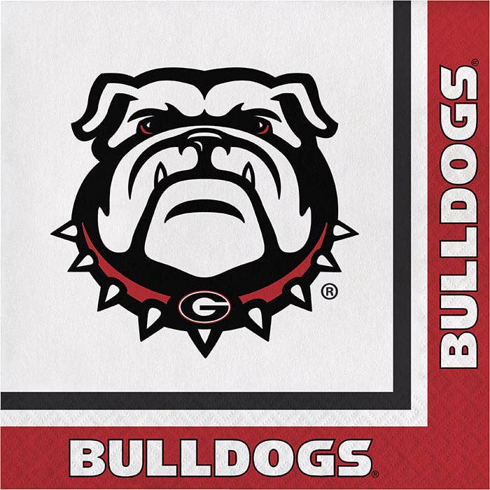 University of Georgia Luncheon Napkins, 20/Pkg