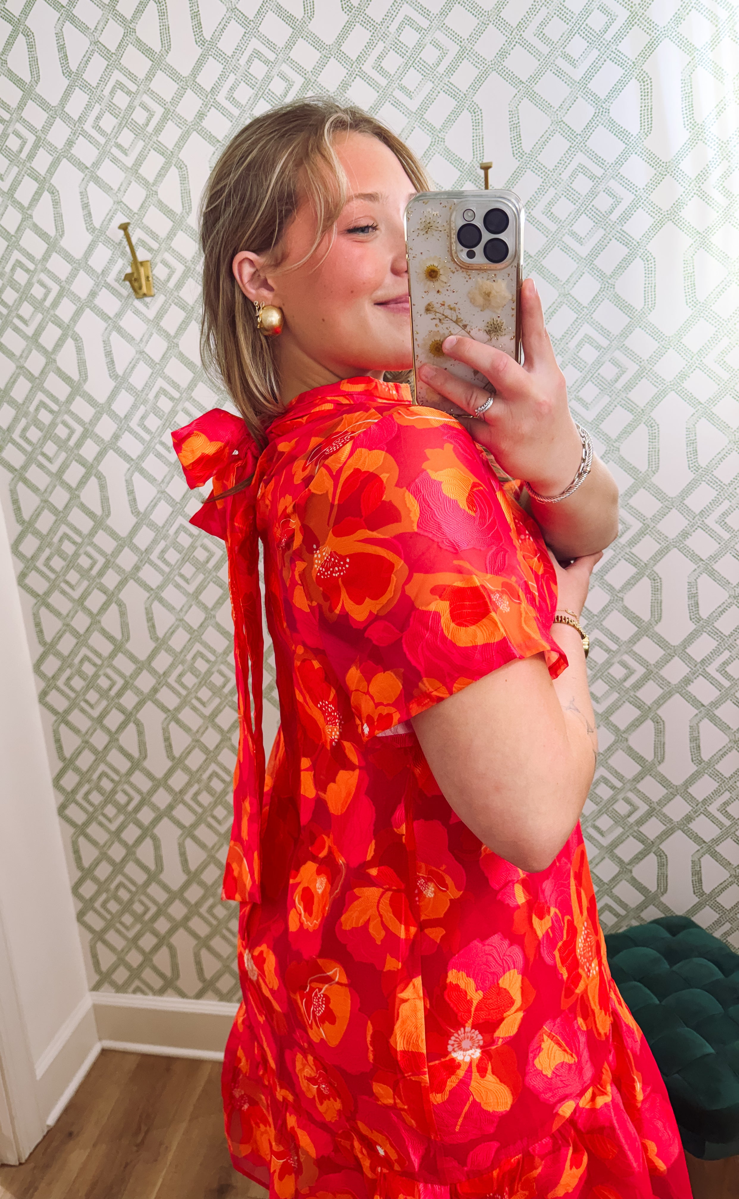 The Berny Organza Mini Dress