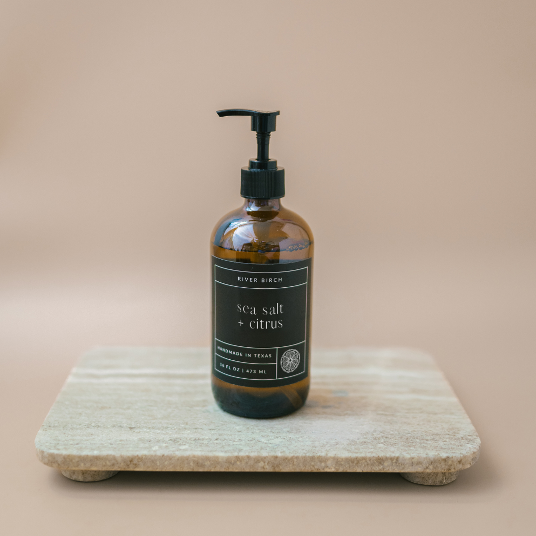 Sea Salt + Citrus Handmade Hand Wash (16oz)