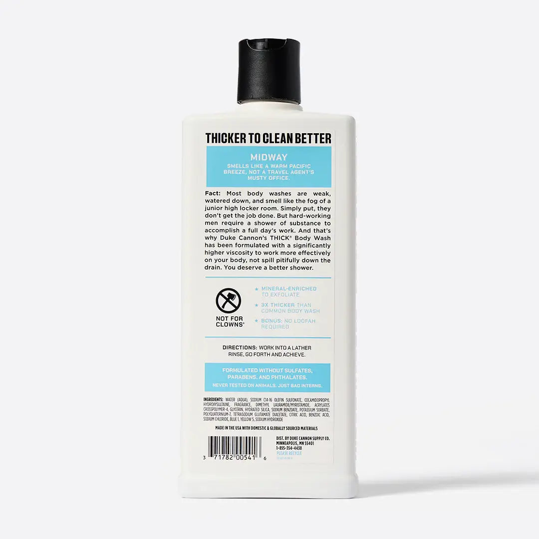 Duke Cannon Body Wash - Midway 18oz
