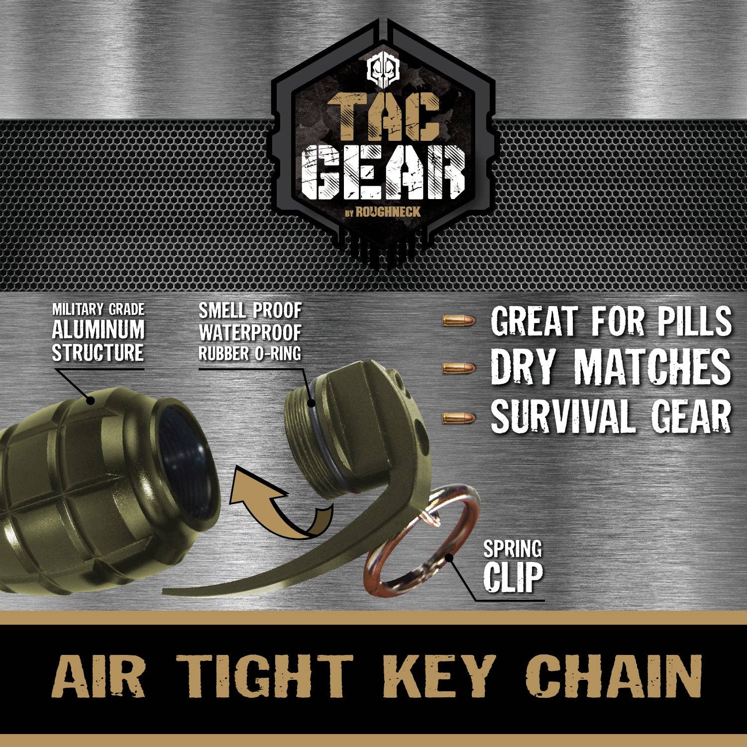 Grenade Storage Key Chain