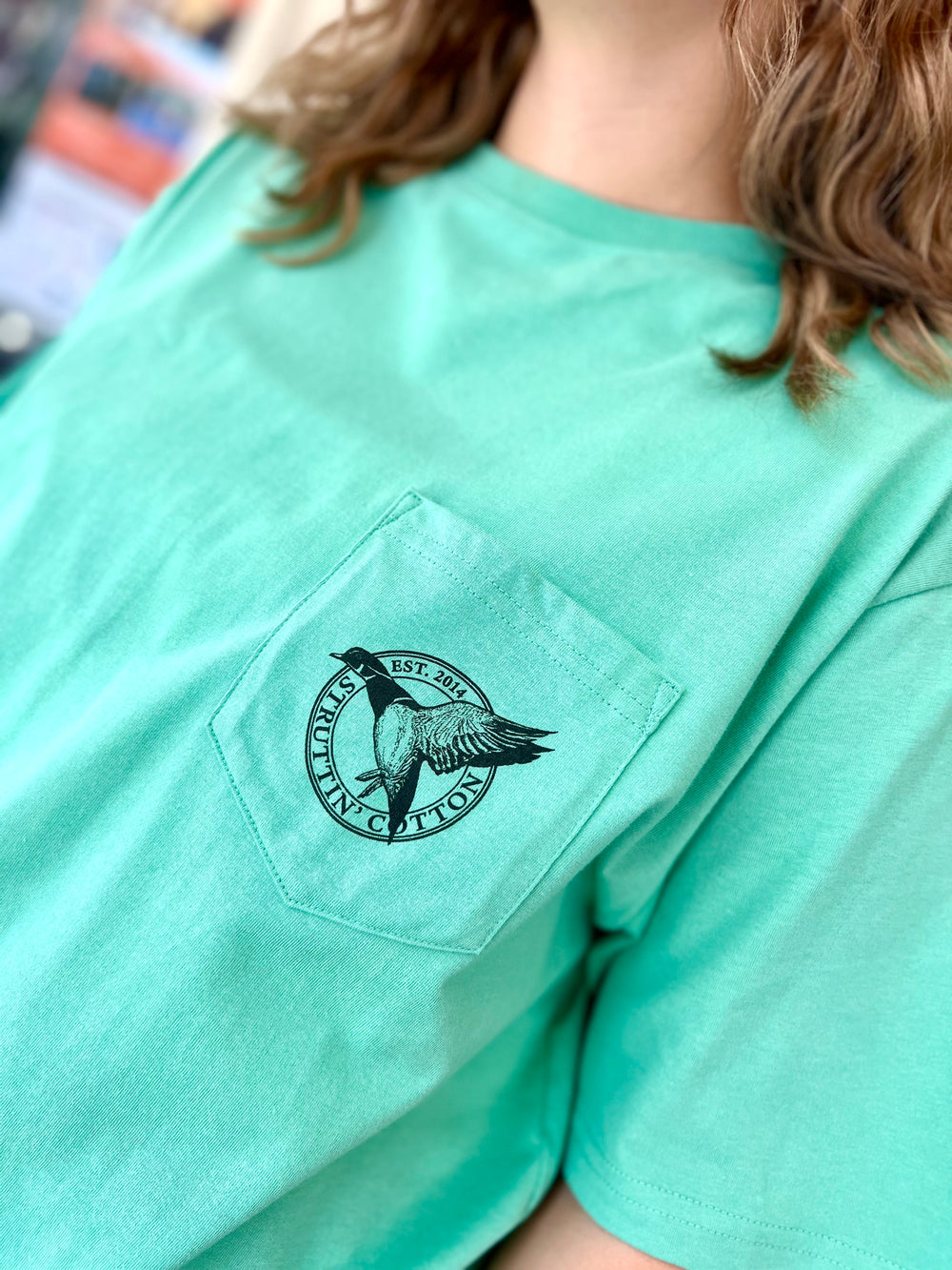 Woodie Roost Tee by Struttin' Cotton