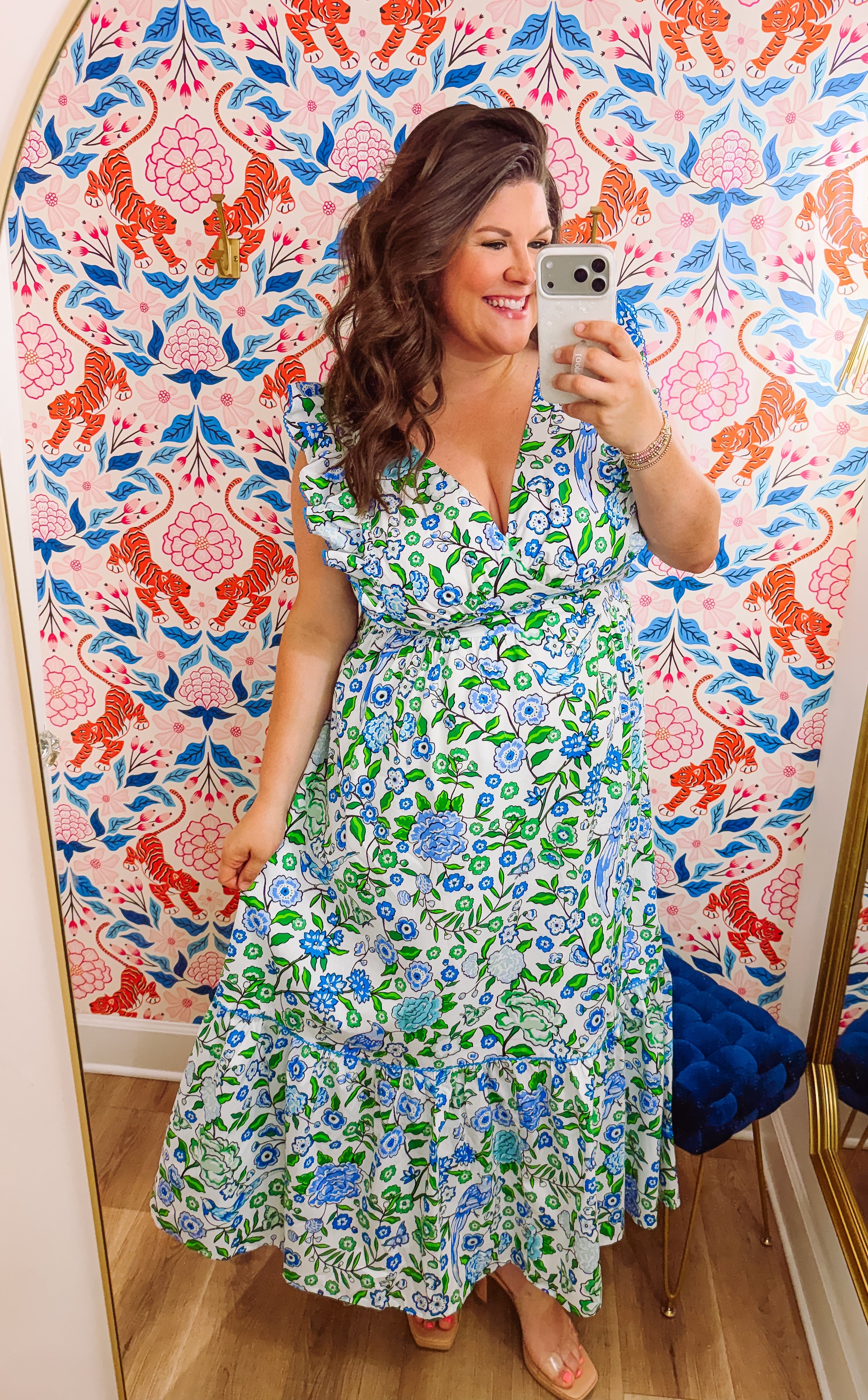 The Mawar Ruffle Maxi Dress