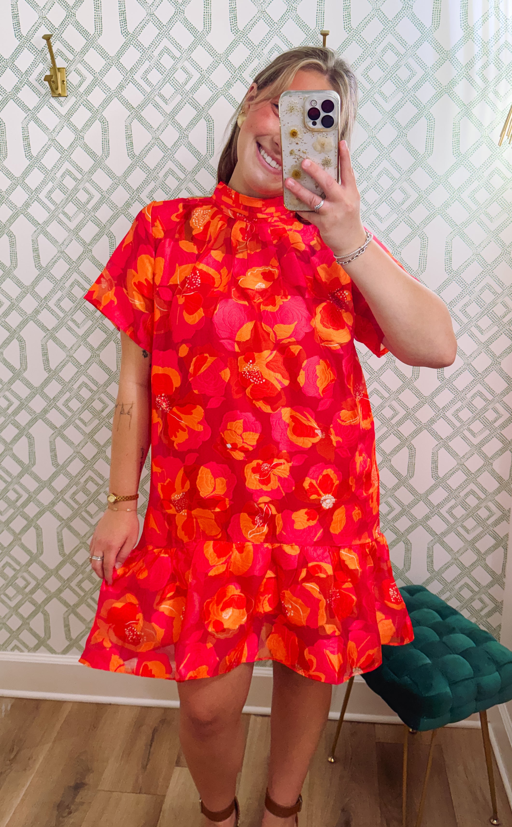 The Berny Organza Mini Dress