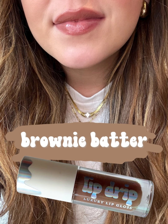 Lip Drip Luxury Gloss in Brownie Batter